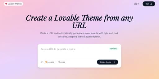 Vibe-Coded Lovable Themes fully functional